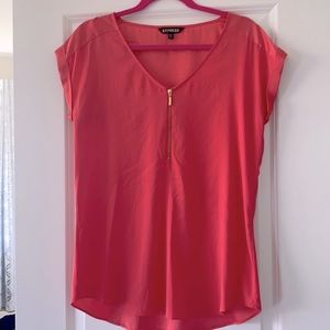 Express brand coral top